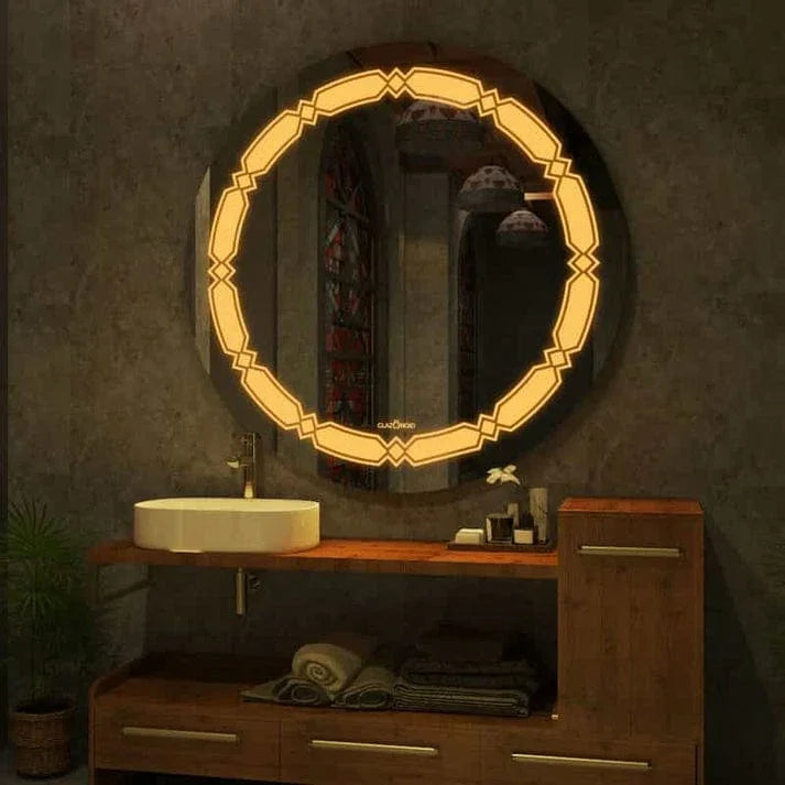 Lumina LED Mirror (Round Decorative)-LR09