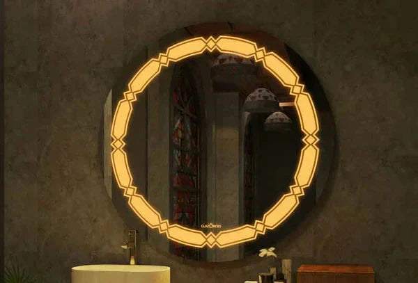 Round & Decorative LED Mirror