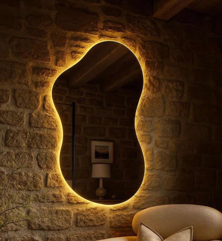 Irragula-Shape Mirror