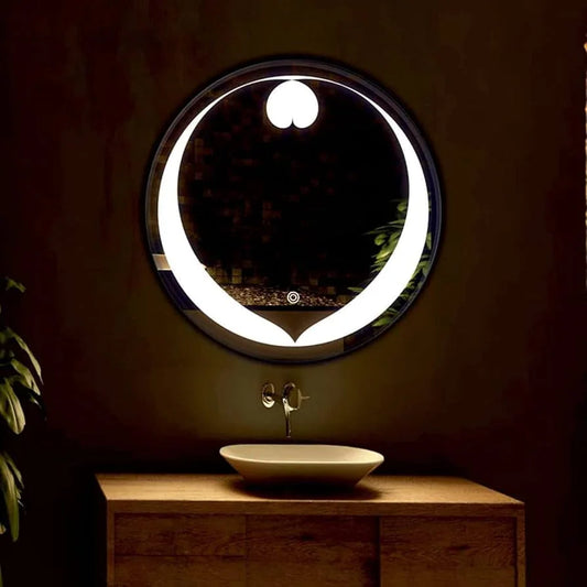 Lumina LED Mirror (Round Decorative)-LR01