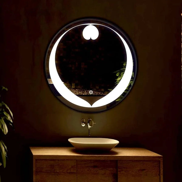 Lumina LED Mirror (Round Decorative)-LR01