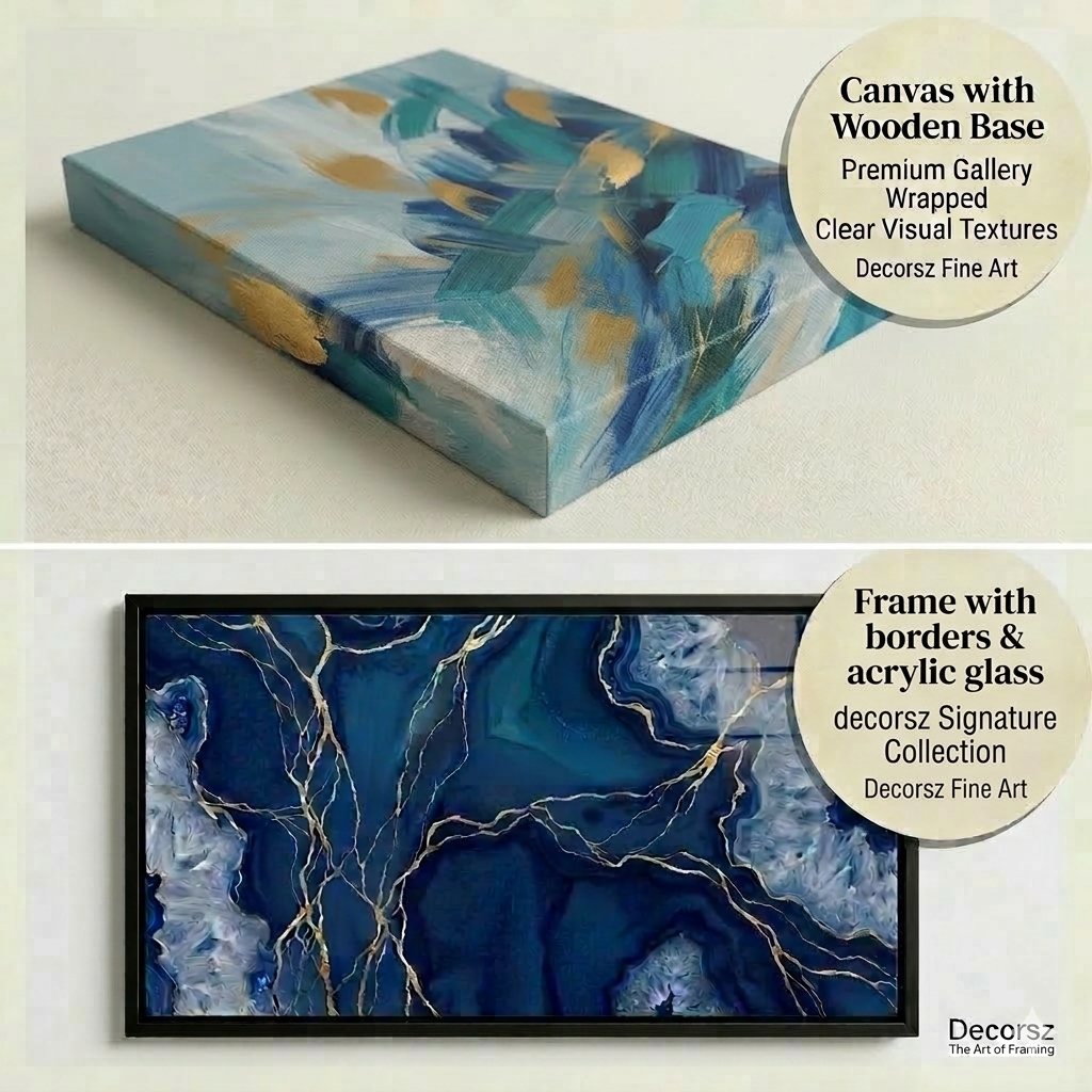 Islamic Calligraphy Wall Frames – Allah, Alhamdulillah & Subhanallah Spiritual |3 Piece Set|