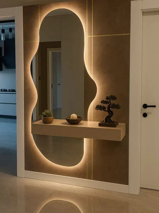 Elite Console Mirror (Abstract)-EC04