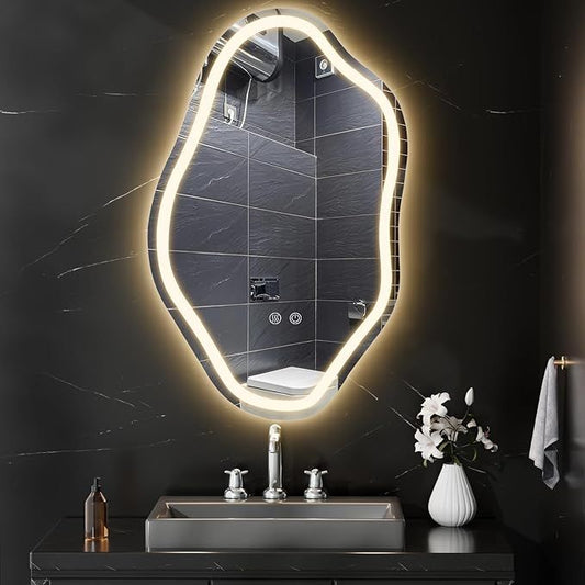 Aura LED Mirror (Round Organic) - IR01
