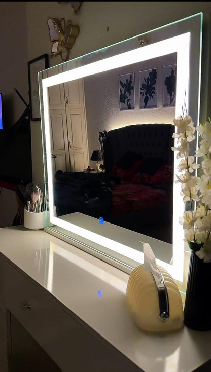 Premium LED Vanity Mirror with Touch Sensor|Modern Dressing Table Mirror