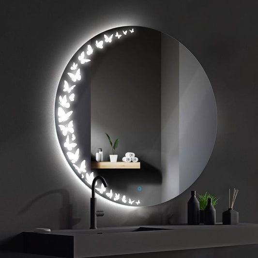 Lumina LED Mirror (Round Decorative)-LR12