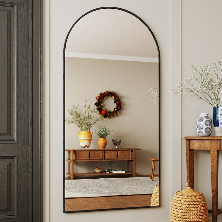 Luxury Arched Full Length Standing mirror Premium