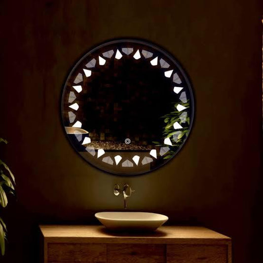 Lumina LED Mirror (Round Decorative)-LR04